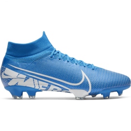 Buty piłkarskie Nike Mercurial Superfly 7 Pro Fg M AT5382 414 niebieskie