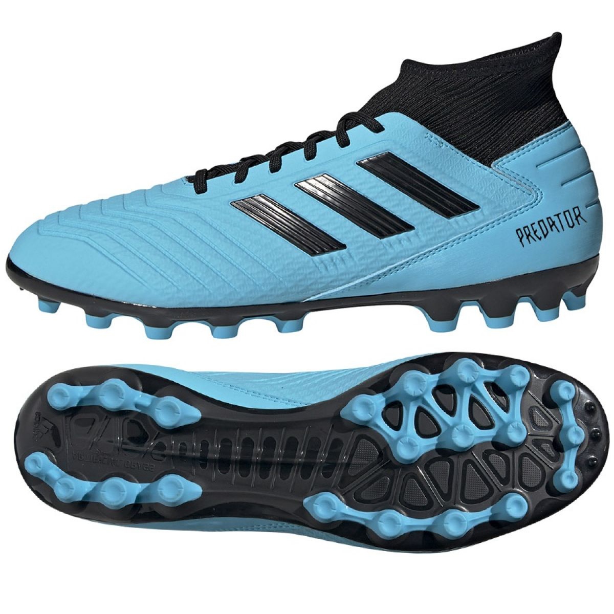 Buty pi karskie adidas Predator 19.3 Ag M F99990 niebieskie niebieskie