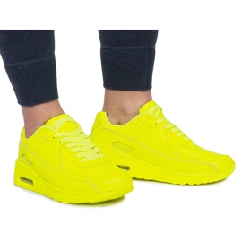 Sneakersy B503-3 Żółty żółte