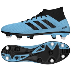 Buty piłkarskie adidas Predator 19.3 Sg M EF8033 niebieskie niebieskie