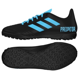 Buty piłkarskie adidas Predator 19.4 Tf Jr G25826 wielokolorowe czarne