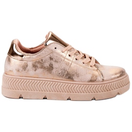 Bestelle Buty Sportowe Rose Gold różowe żółte
