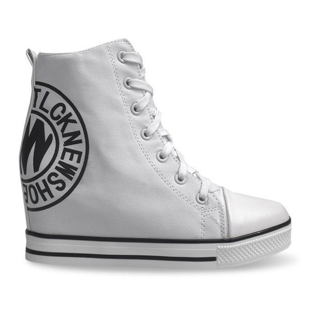 Modne Sneakersy Tlck Biały białe