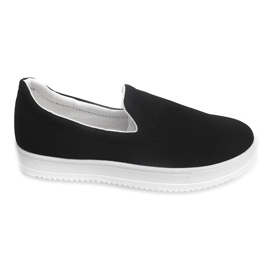 Tenisówki Slip On M011 Czarny czarne