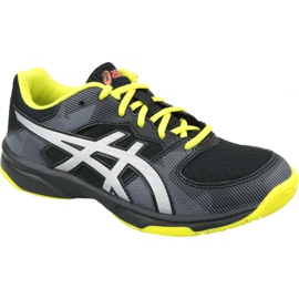 Buty do siatkówki Asics Gel-Tactic Gs Jr 1074A014-001 czarne czarne
