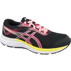 Buty biegowe Asics Gel-Excite 6 Gs Jr 1014A079-002 czarne różowe