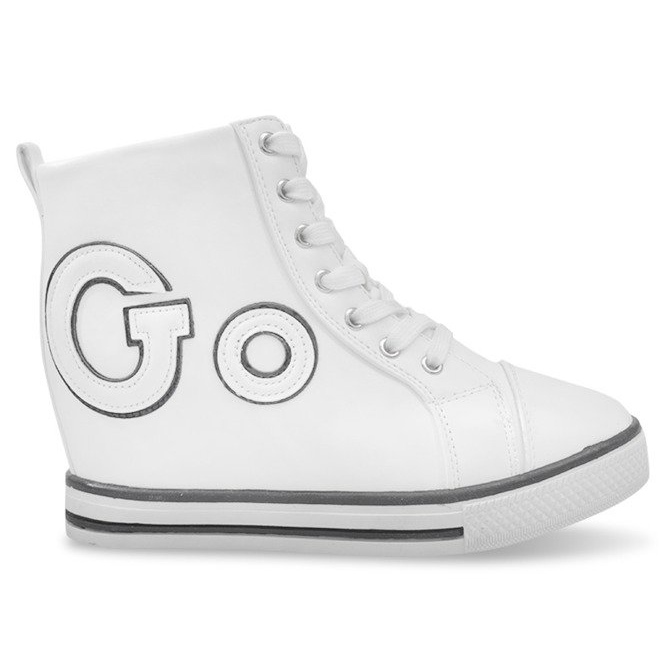 Modne Sneakersy Go GFA108 Biały białe