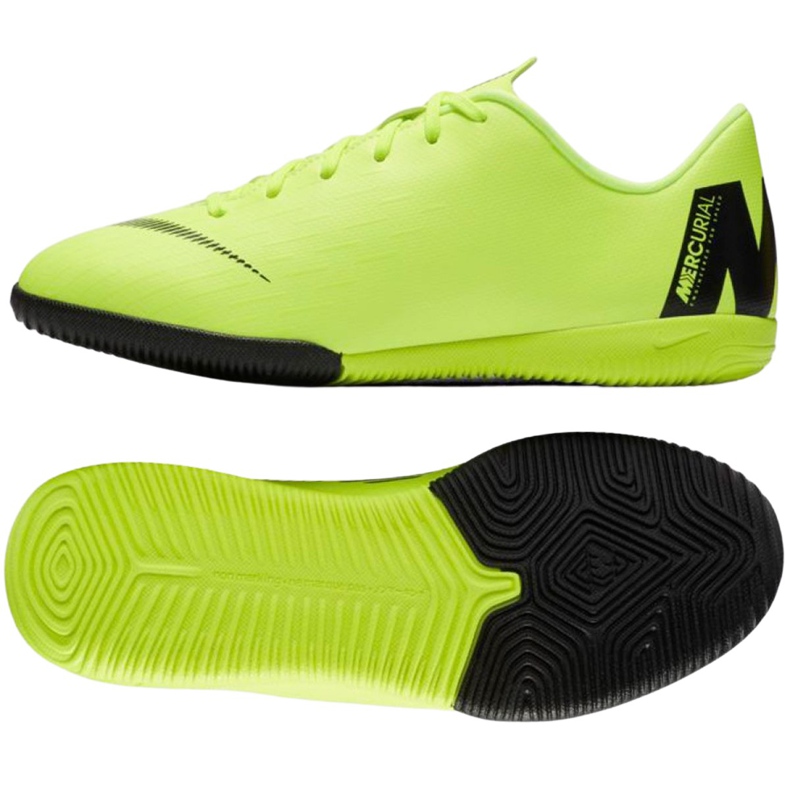 Buty Nike Mercurial VaporX 12 Academy Gs Ic Jr AJ3101 701 zielone