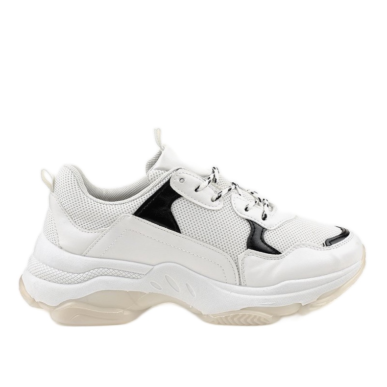 Białe obuwie sportowe sneakersy MM-7