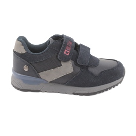 Dziecięce buty sportowe na rzepy 374084 granatowe Big Star niebieskie