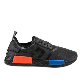 Czarne obuwie sportowe MD01A-6