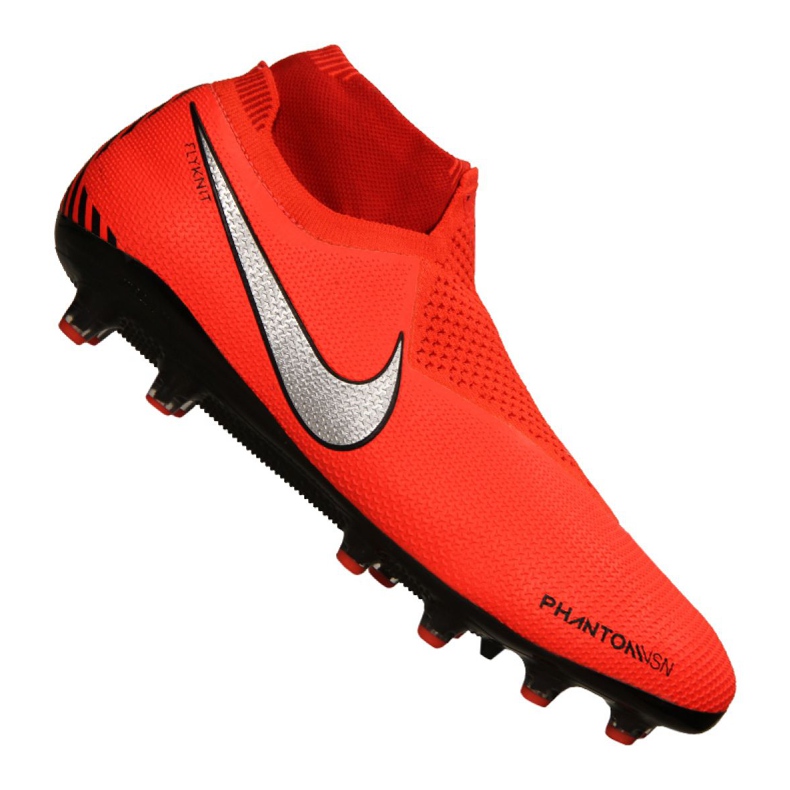 Buty piłkarskie Nike Phantom Vsn Elite Df AG-Pro M AO3261-600 czerwone pomarańczowe