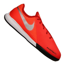 Buty halowe Nike Phantom Vsn Academy Ic Jr AR4345-600 pomarańczowe czerwone