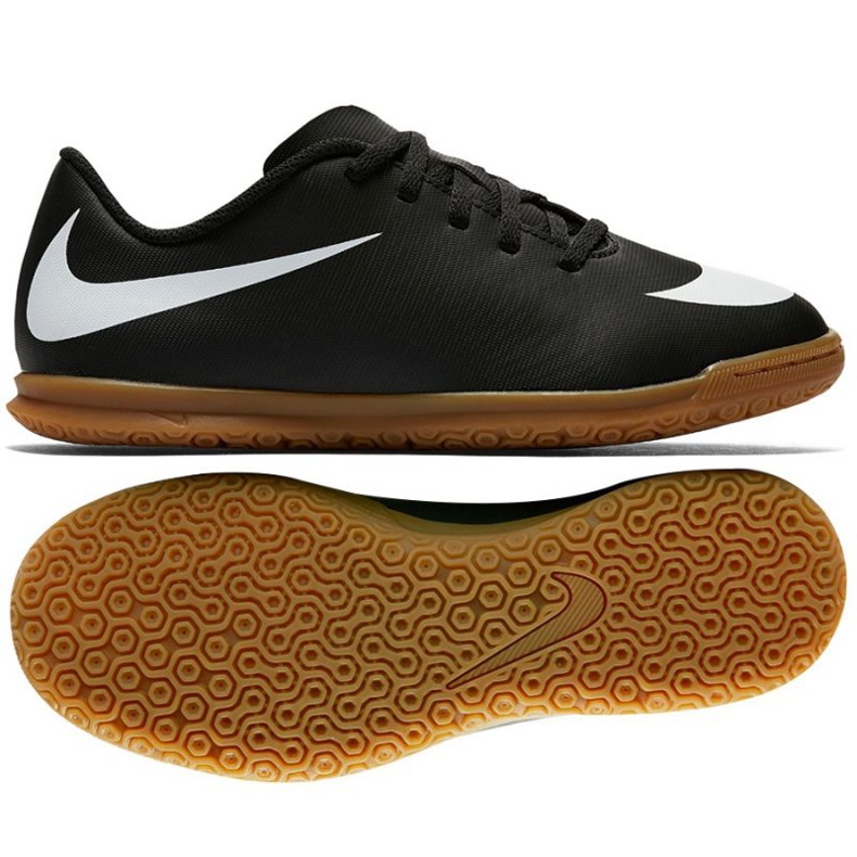 Buty Nike Bravatax Ii Ic Jr 844438 001 czarne