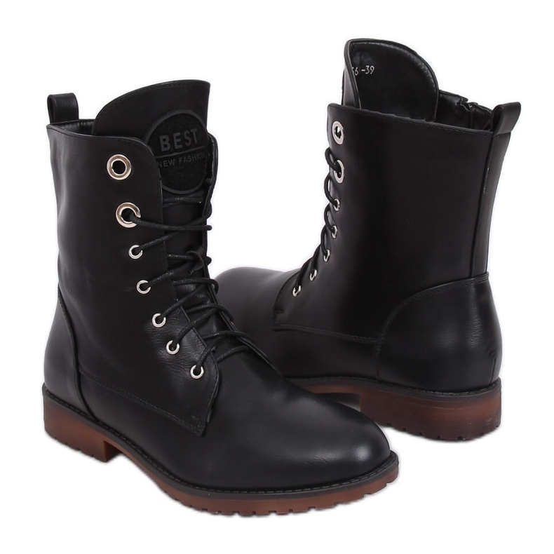 Botki workery czarne W361 Black