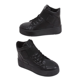 Trampki sneakersy czarne LA55 Black