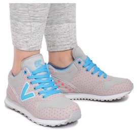 Sportowe Trampki B1573-3 Szary szare