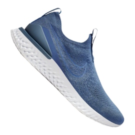Buty Nike Epic Phantom React Flyknit M BV0417-401 niebieskie