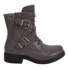 Botki militarne workery szare C581 Grey