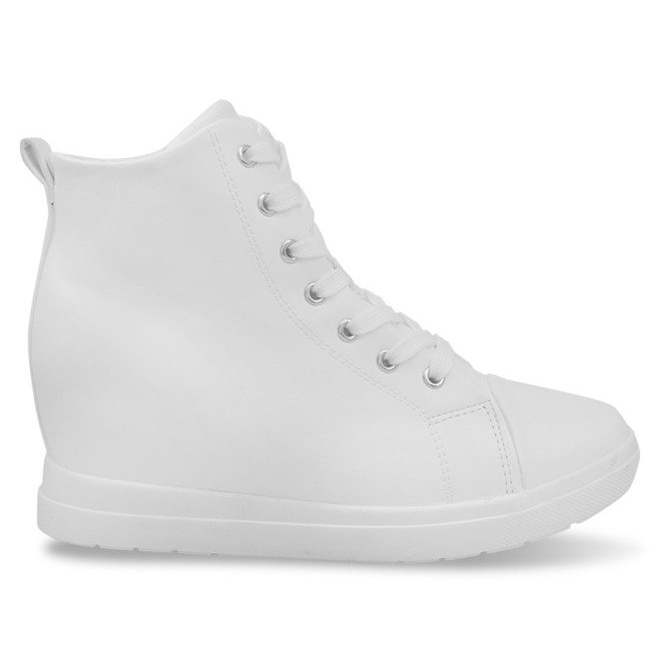 Modne Proste Sneakersy GFA97 Biały białe