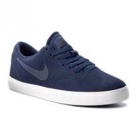 Buty Nike Sb Check Suede Jr AR0132-400 granatowe
