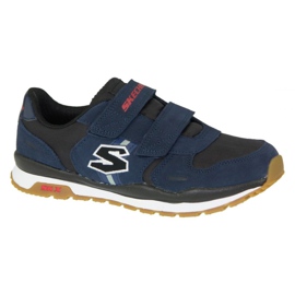 Buty Skechers Throwbax Jr 97360-NVBK granatowe
