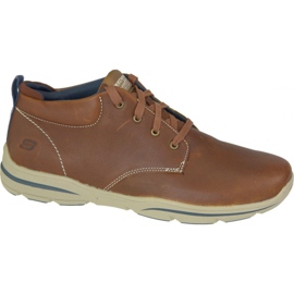 Buty Skechers Harper Melden M 64857-LUG brązowe