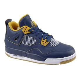Nike Buty Jordan 4 Retro Bg Jr 408452-425 granatowe
