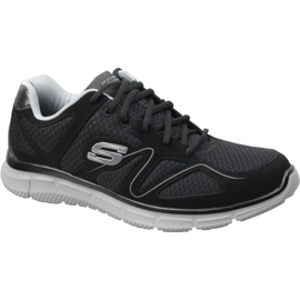 Buty Skechers Satisfaction M 58350-BKGY czarne