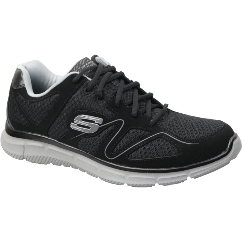 Buty Skechers Satisfaction M 58350-BKGY czarne