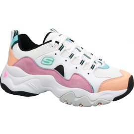 Buty Skechers D'Lites 3.0 Zenway W 12955-WPKB białe wielokolorowe