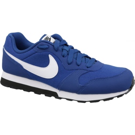 Buty Nike Md Runner 2 Gs Jr 807316-411 niebieskie