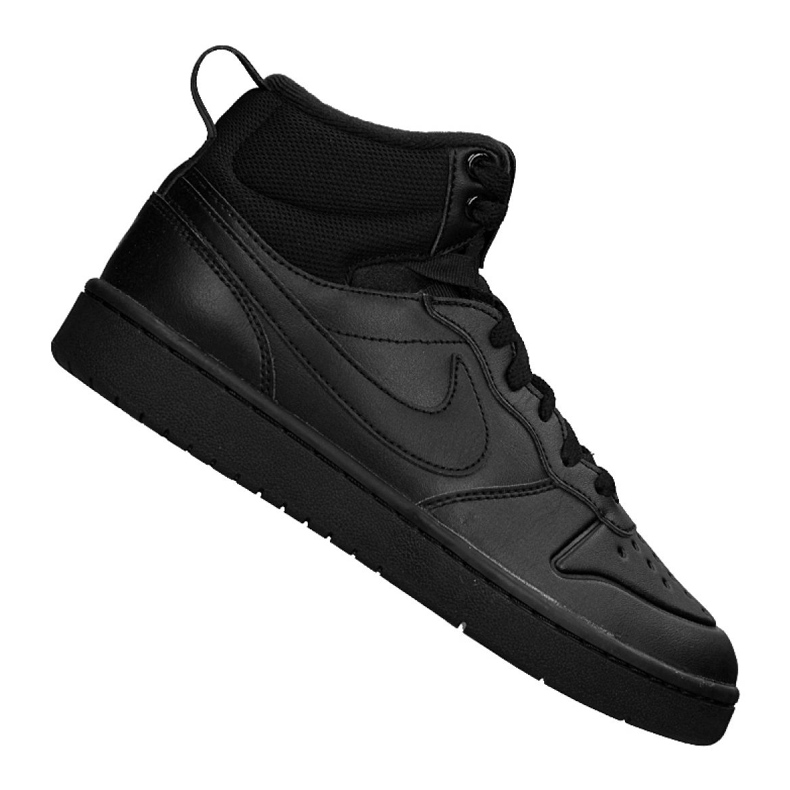 Buty Nike Court Borough Mid 2 Boot (GS) Jr BQ5440-001 czarne