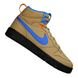 Buty Nike Court Borough Mid Boot 2 (GS) Jr BQ5440-701 żółte