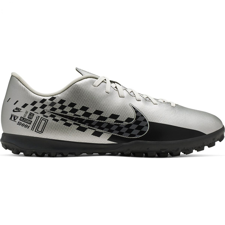 Buty piłkarskie Nike Mercurial Vapor 13 Club Neymar Tf M AT8000-006 szare srebrny