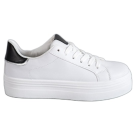 SHELOVET Modne Buty Sportowe białe