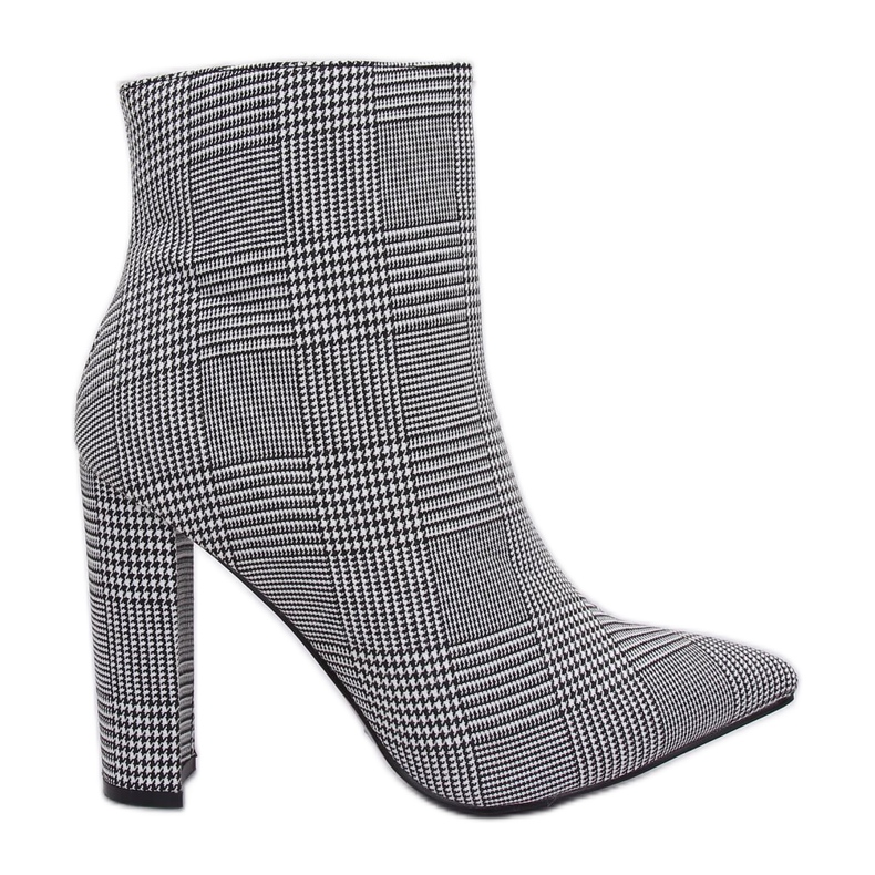 Botki na obcasie czarne NS053P Houn Dstooth