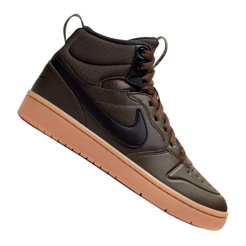 Buty Nike Court Borough Mid 2 Boot (GS) Jr BQ5440-200 czarne