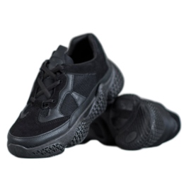 SHELOVET Czarne Sneakersy Damskie