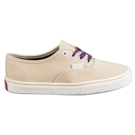 SHELOVET Wygodne Tenisówki brązowe