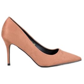 Diamantique Beżowe Szpilki beżowy