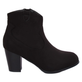 Botki kowbojki czarne F166-5 Black