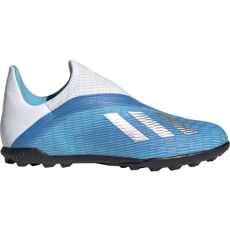 Buty piłkarskie adidas X 19.3 Ll Tf Jr EF9123 niebieskie niebieskie