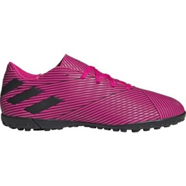 Buty piłkarskie adidas Nemeziz 19.4 Tf M F34523 różowe różowe
