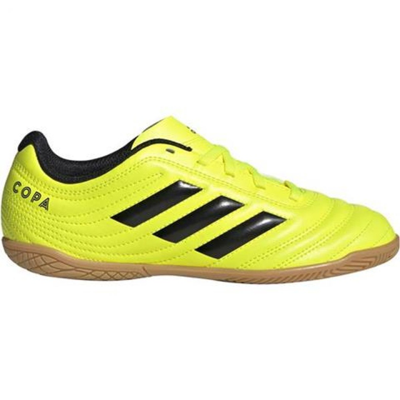 Buty halowe adidas Copa 19.4 In Jr F35451 żółte żółte