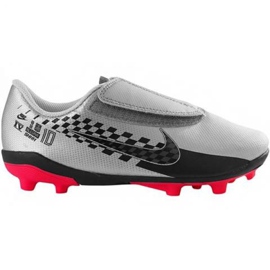 Buty piłkarskie Nike Mercurial Vapor 13 Club Neymar Mg PS(V) Jr AT8164-006 szare czarne