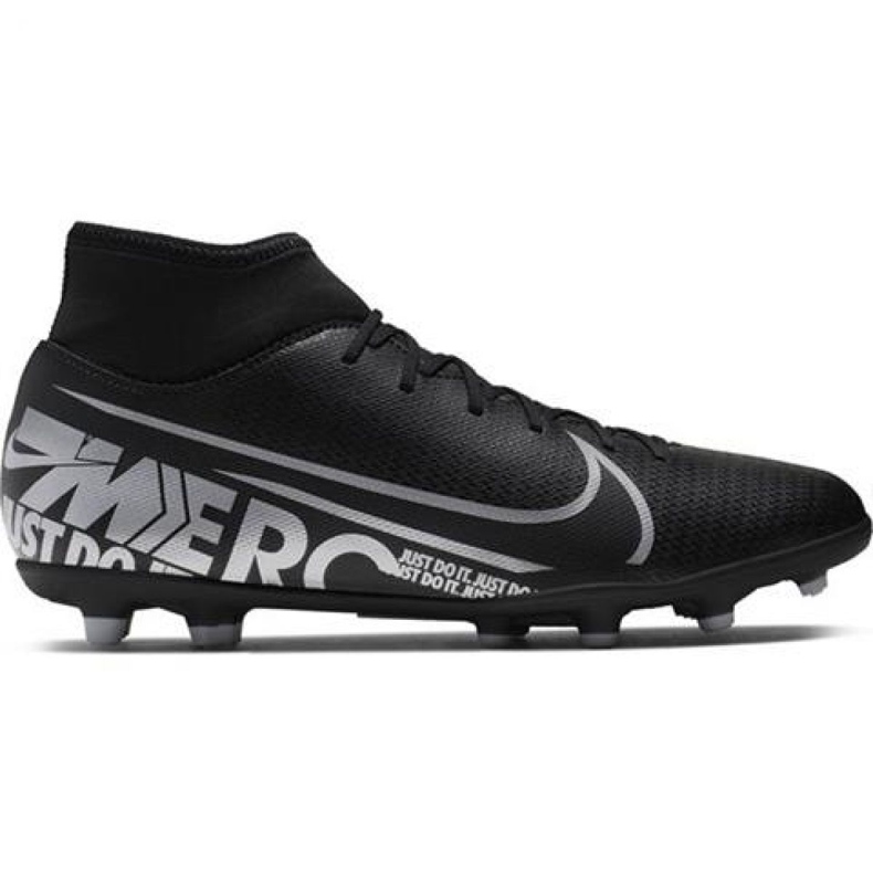 Buty piłkarskie Nike Mercurial Superfly 7 Club FG/MG M AT7949-001 czarne czarne