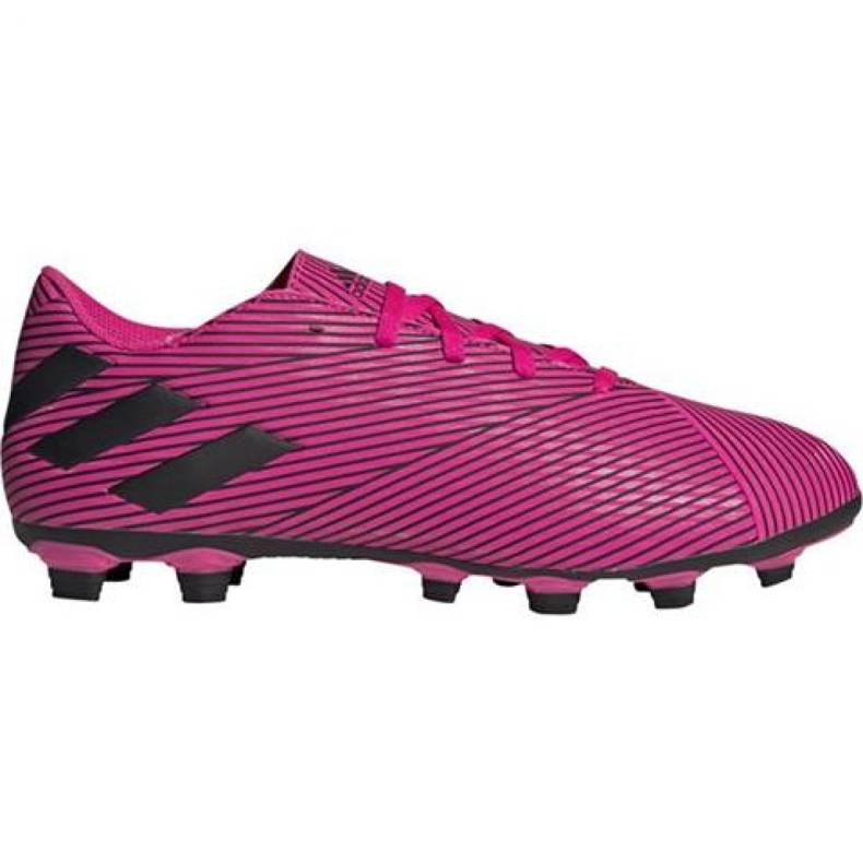 Buty piłkarskie adidas Nemeziz 19.4 FxG M F34392 różowe różowe