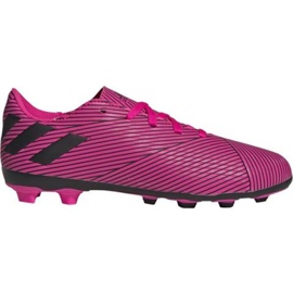 Buty piłkarskie adidas Nemeziz 19.4 FxG Jr F99949 różowe różowe