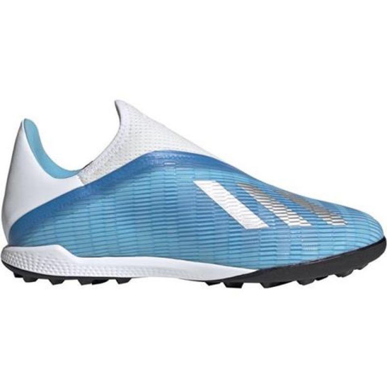 Buty piłkarskie adidas X 19.3 Ll Tf M EF0632 niebieskie niebieskie